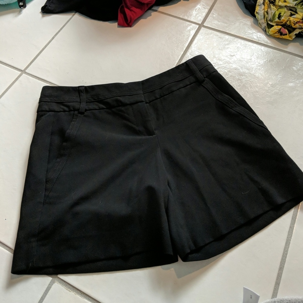 INC black dress shorts size 4p